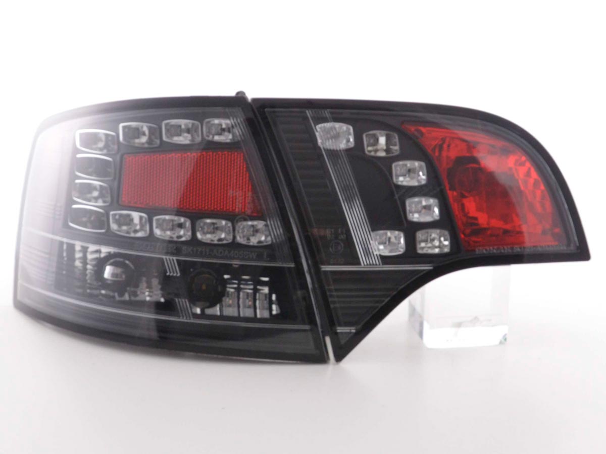 LED Rückleuchten Set Audi A4 Avant Typ 8E 04-08 schwarz LED Rückleuchten Set Audi A4 Avant Typ 8E 04-08 schwarz